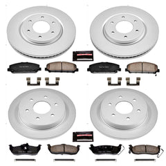 Power Stop CRK2805 - Z17 Evolution Front And Rear Brake Kit vehicle fitment brake part