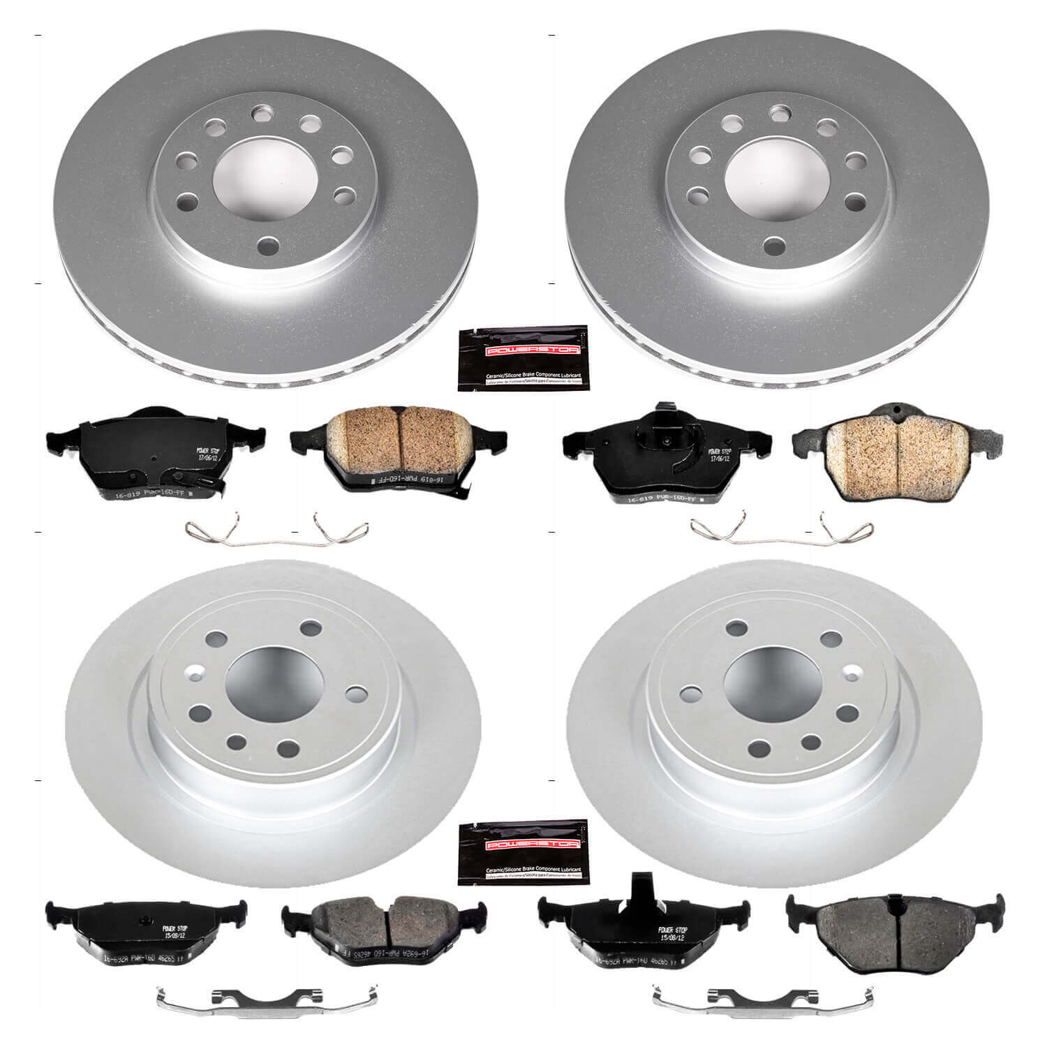 Power Stop CRK2808 - Z23 Evolution Sport Front And Rear Brake Kit vehicle fitment brake part