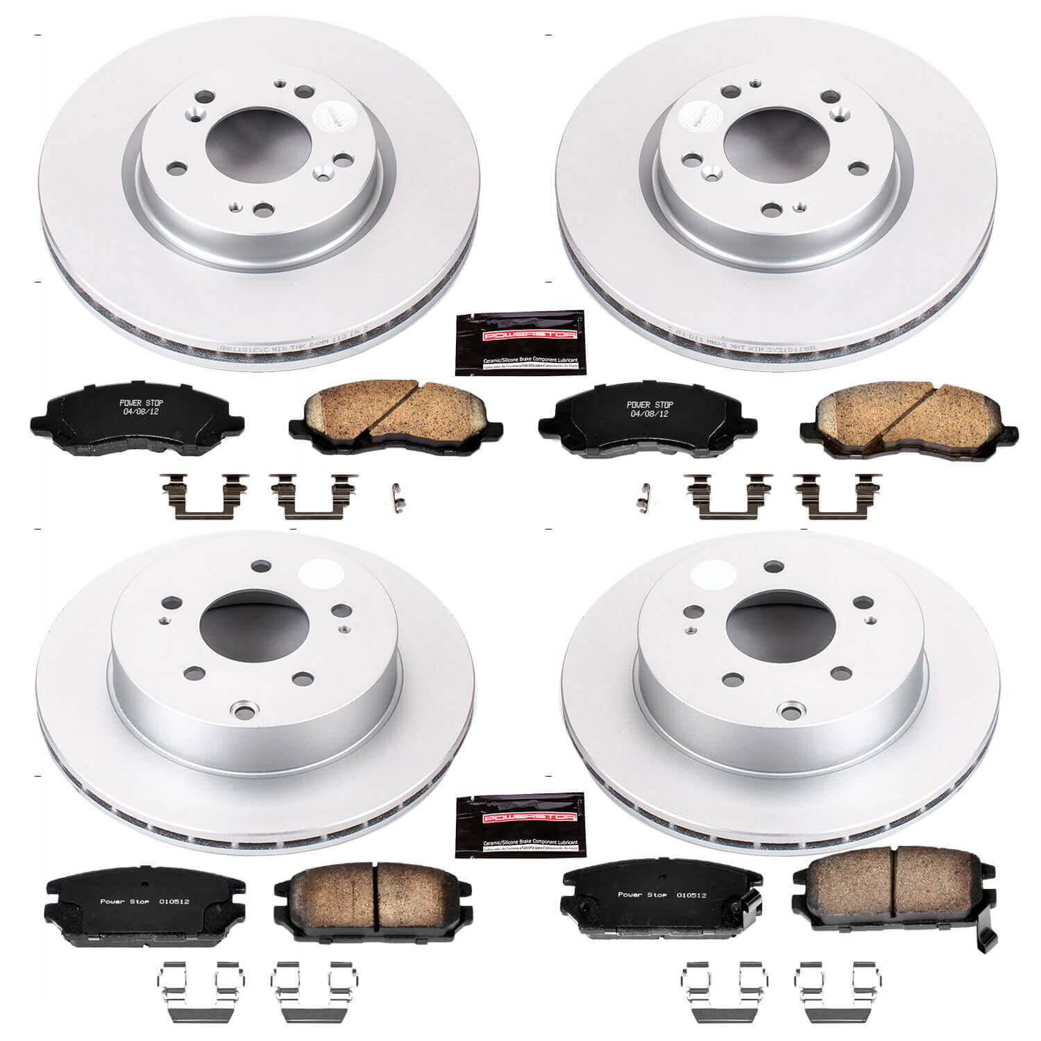 Power Stop CRK2809 - Z17 Evolution Front And Rear Brake Kit vehicle fitment brake part