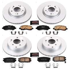 Power Stop CRK2809 - Z17 Evolution Front And Rear Brake Kit vehicle fitment brake part