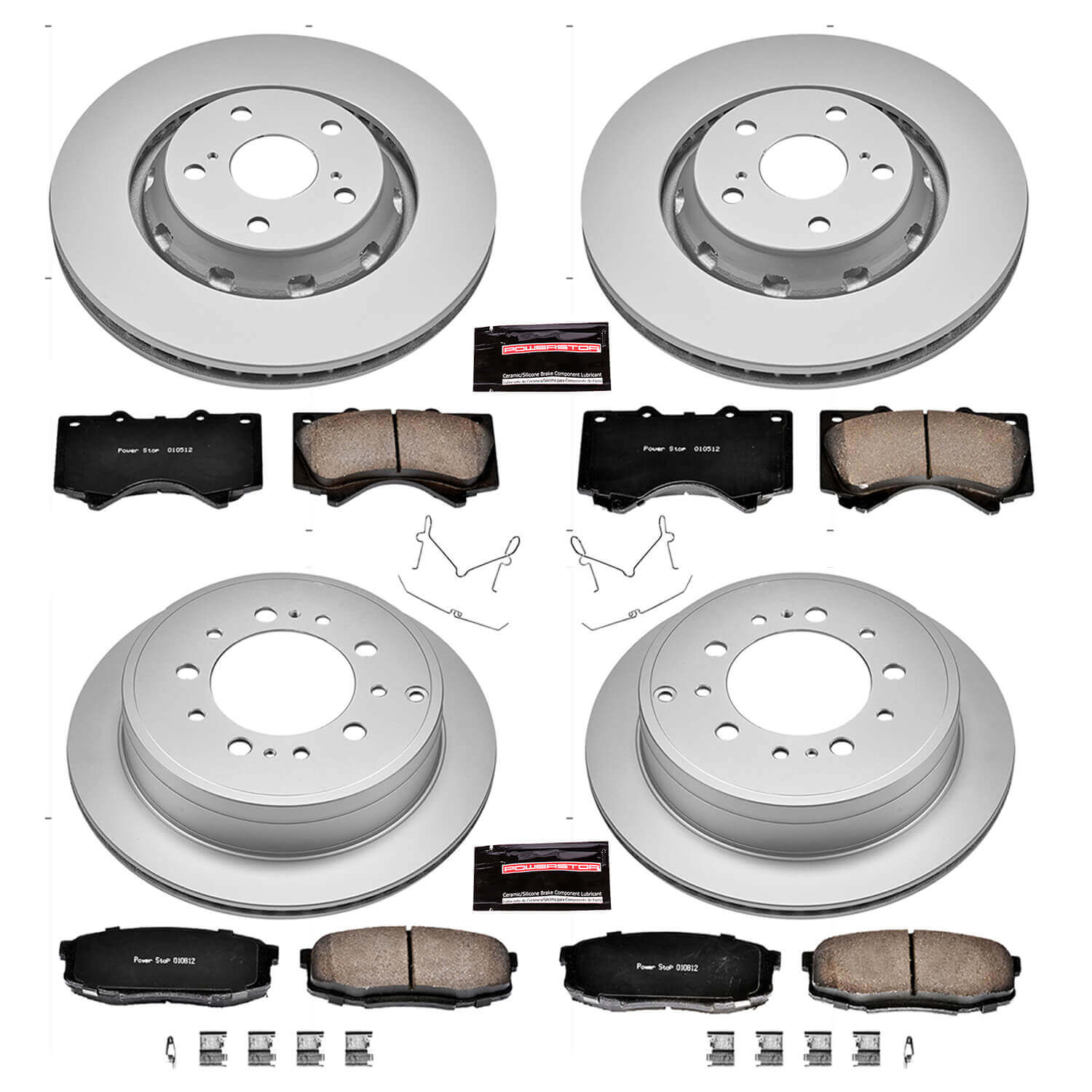Power Stop CRK2813 - Z17 Evolution Front And Rear Brake Kit vehicle fitment brake part
