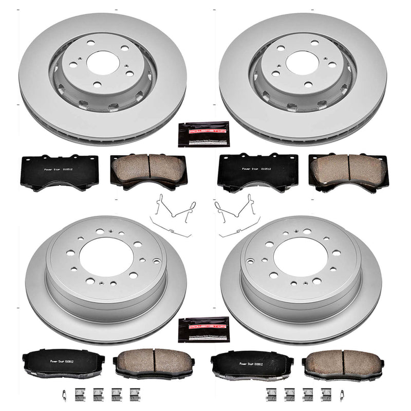 Power Stop CRK2813 - Z17 Evolution Front And Rear Brake Kit vehicle fitment brake part