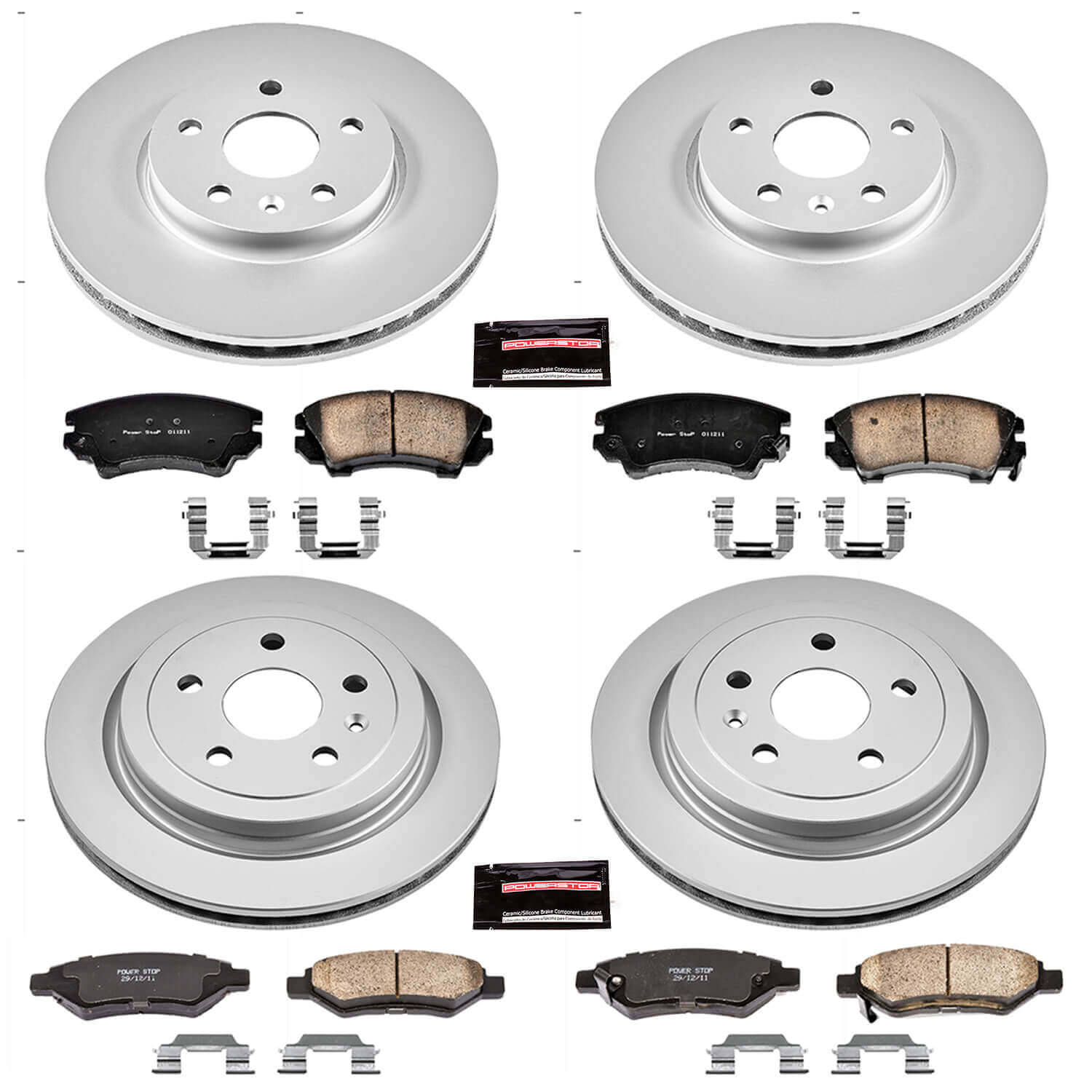 Power Stop CRK2816 - Z17 Evolution Front And Rear Brake Kit vehicle fitment brake part