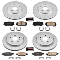 Power Stop CRK2816 - Z17 Evolution Front And Rear Brake Kit vehicle fitment brake part