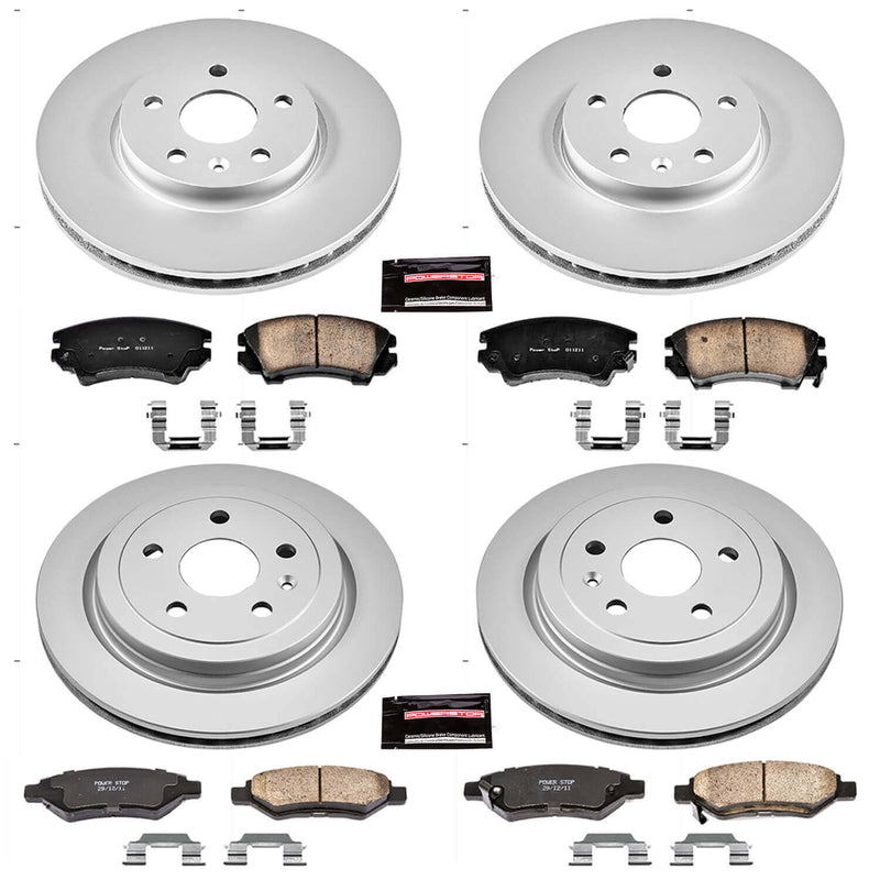 Power Stop CRK2816 - Z17 Evolution Front And Rear Brake Kit vehicle fitment brake part
