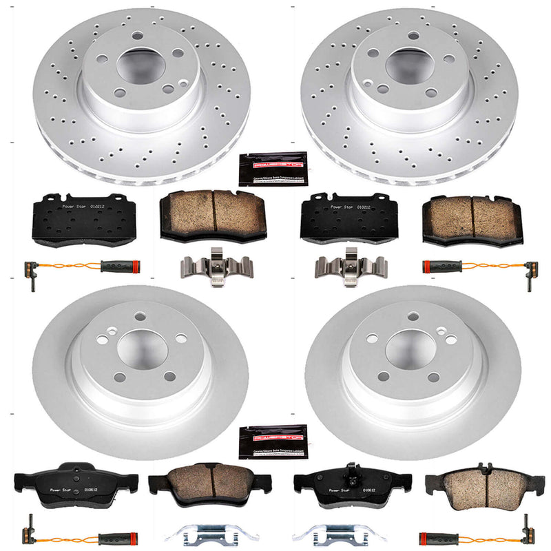 Power Stop CRK2817 - Z23 Evolution Sport Front And Rear Brake Kit vehicle fitment brake part