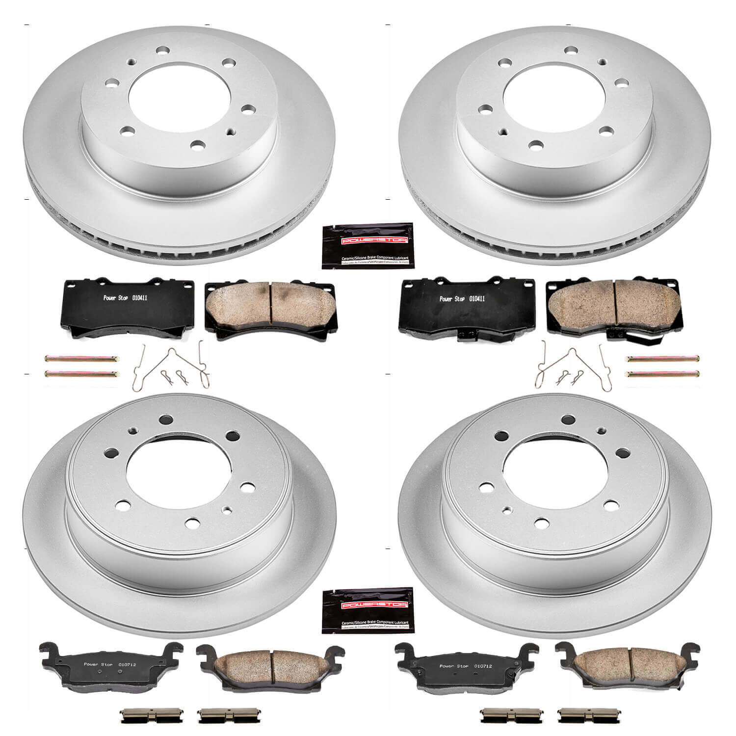 Power Stop CRK2820 - Z17 Evolution Front And Rear Brake Kit vehicle fitment brake part