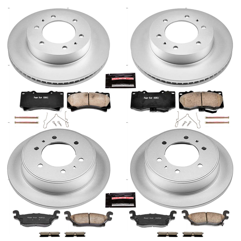 Power Stop CRK2820 - Z17 Evolution Front And Rear Brake Kit vehicle fitment brake part