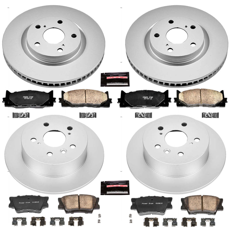 Power Stop CRK2822 - Z17 Evolution Front And Rear Brake Kit vehicle fitment brake part