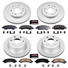 Power Stop CRK2826 - Z17 Evolution Front And Rear Brake Kit vehicle fitment brake part