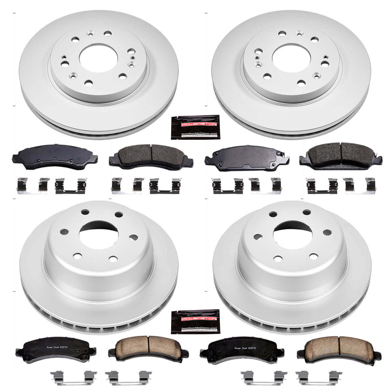 Power Stop CRK2826 - Z17 Evolution Front And Rear Brake Kit vehicle fitment brake part