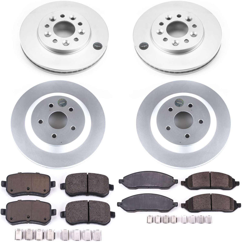 Power Stop CRK2828 Z17 Evolution Front And Rear Pad And Rotor Kit for 2004-2007 Ford Freestar product image