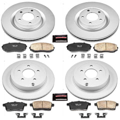 Power Stop CRK2829 - Z17 Evolution Front And Rear Brake Kit vehicle fitment brake part