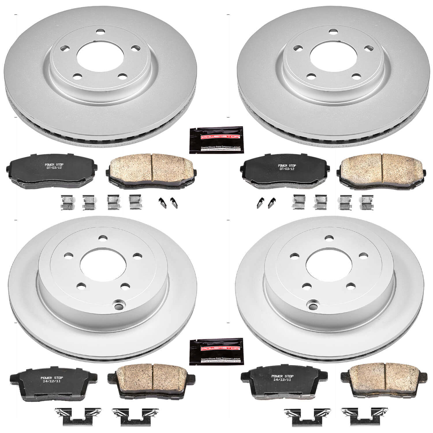 Power Stop CRK2830 - Z17 Evolution Front And Rear Brake Kit vehicle fitment brake part