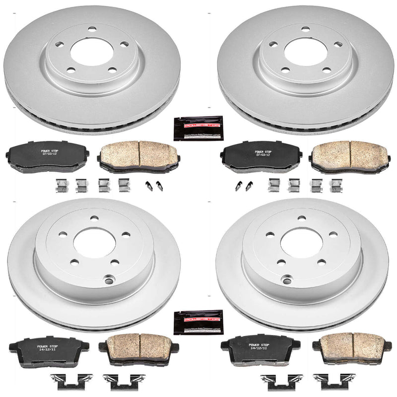 Power Stop CRK2830 - Z17 Evolution Front And Rear Brake Kit vehicle fitment brake part