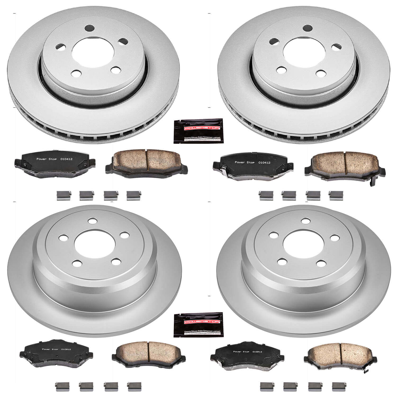 Power Stop CRK2832 - Z17 Evolution Front And Rear Brake Kit vehicle fitment brake part