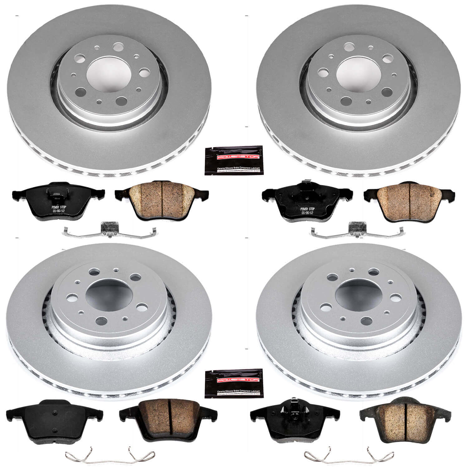 Power Stop CRK2835 - Z23 Evolution Sport Front And Rear Brake Kit vehicle fitment brake part