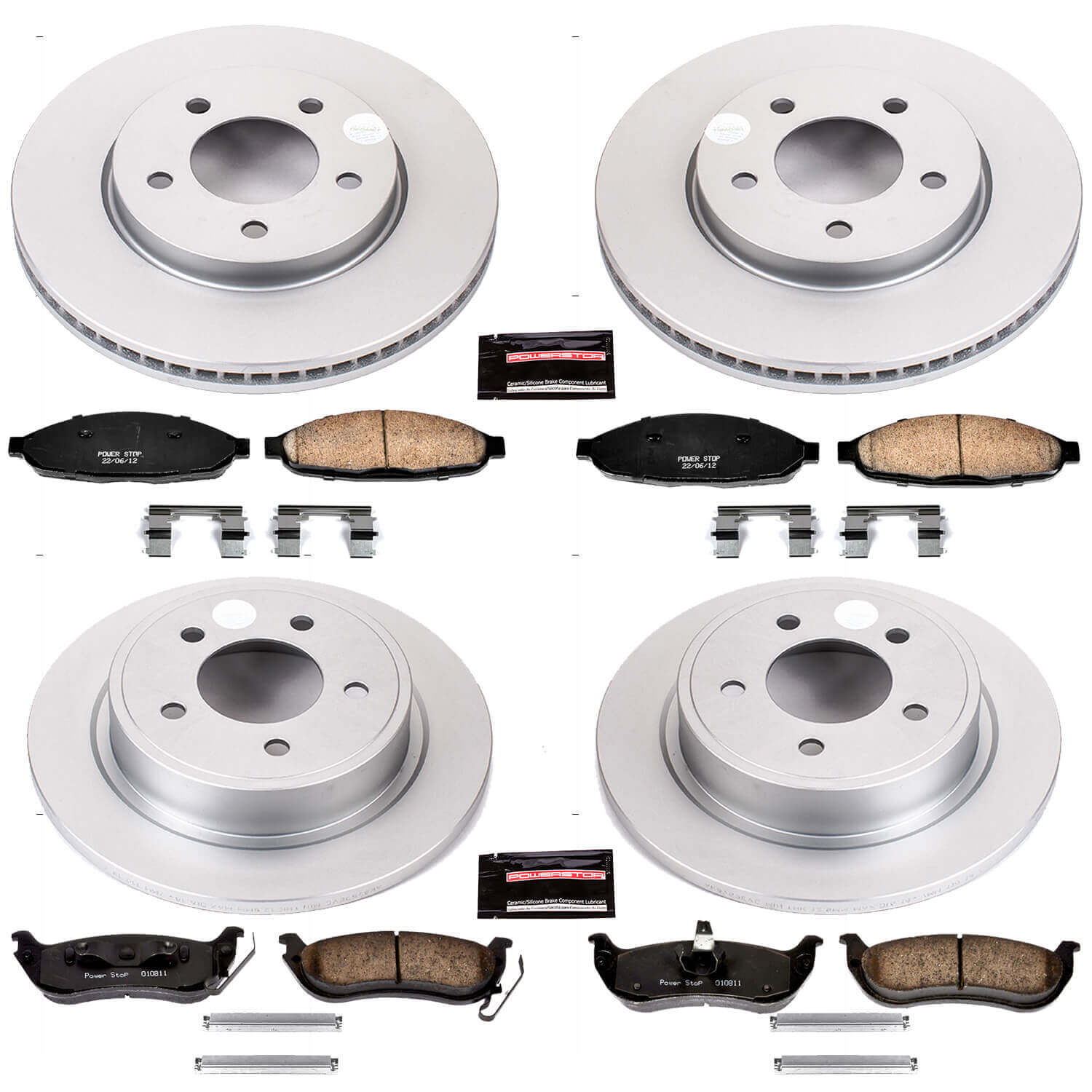 Power Stop CRK2838 - Z17 Evolution Front And Rear Brake Kit vehicle fitment brake part