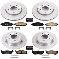 Power Stop CRK2838 - Z17 Evolution Front And Rear Brake Kit vehicle fitment brake part
