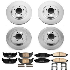 Power Stop CRK2839 - Z17 Evolution Front And Rear Brake Kit vehicle fitment brake part