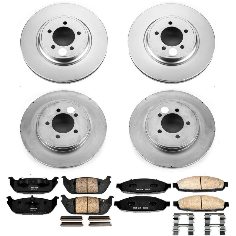 Power Stop CRK2839 - Z17 Evolution Front And Rear Brake Kit vehicle fitment brake part
