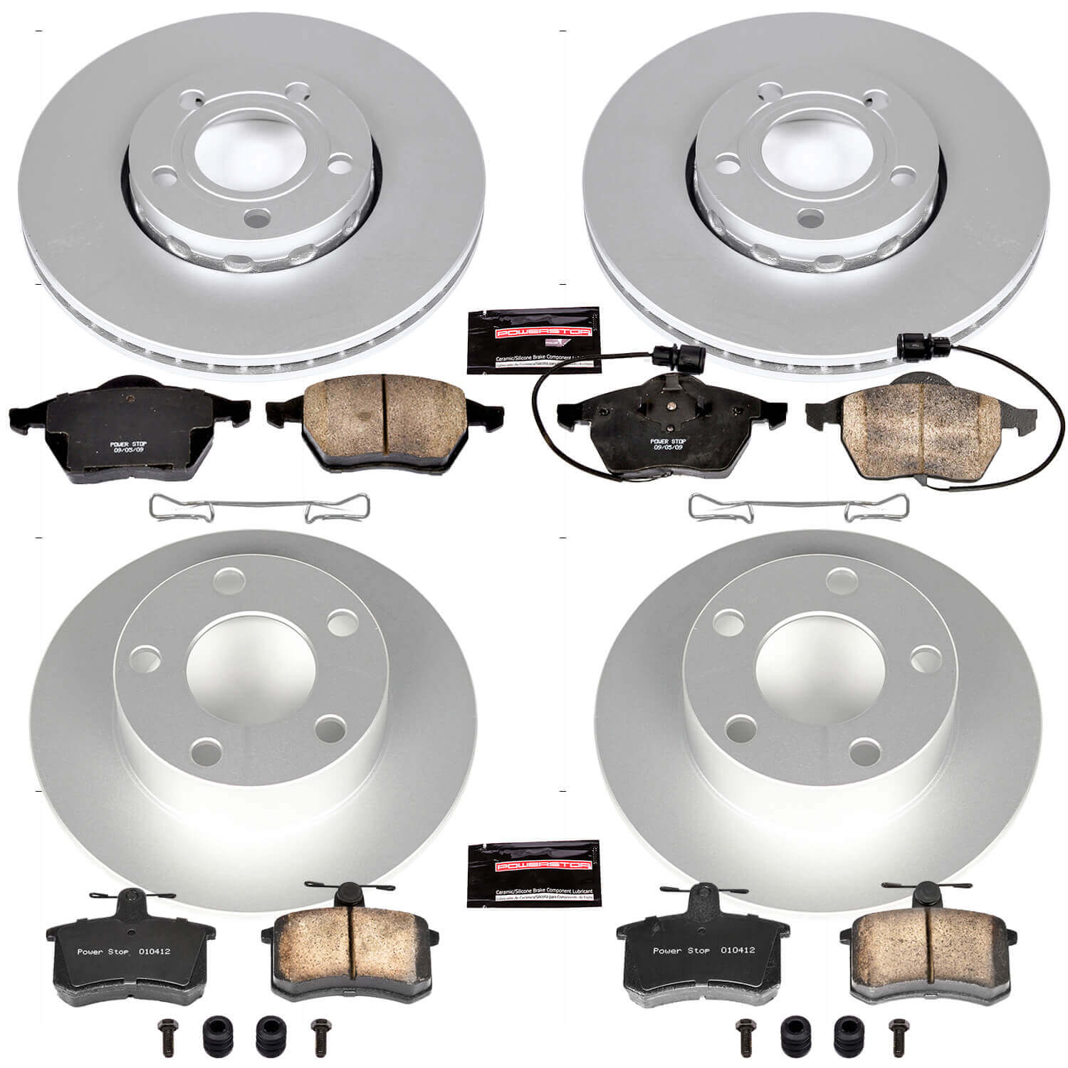 Power Stop CRK2844 - Z23 Evolution Sport Front And Rear Brake Kit vehicle fitment brake part