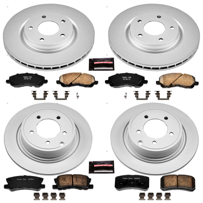 Power Stop CRK2848 - Z17 Evolution Front And Rear Brake Kit vehicle fitment brake part
