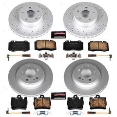 Power Stop CRK2851 - Z23 Evolution Sport Front And Rear Brake Kit vehicle fitment brake part