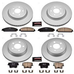 Power Stop CRK2853 - Z17 Evolution Front And Rear Brake Kit vehicle fitment brake part