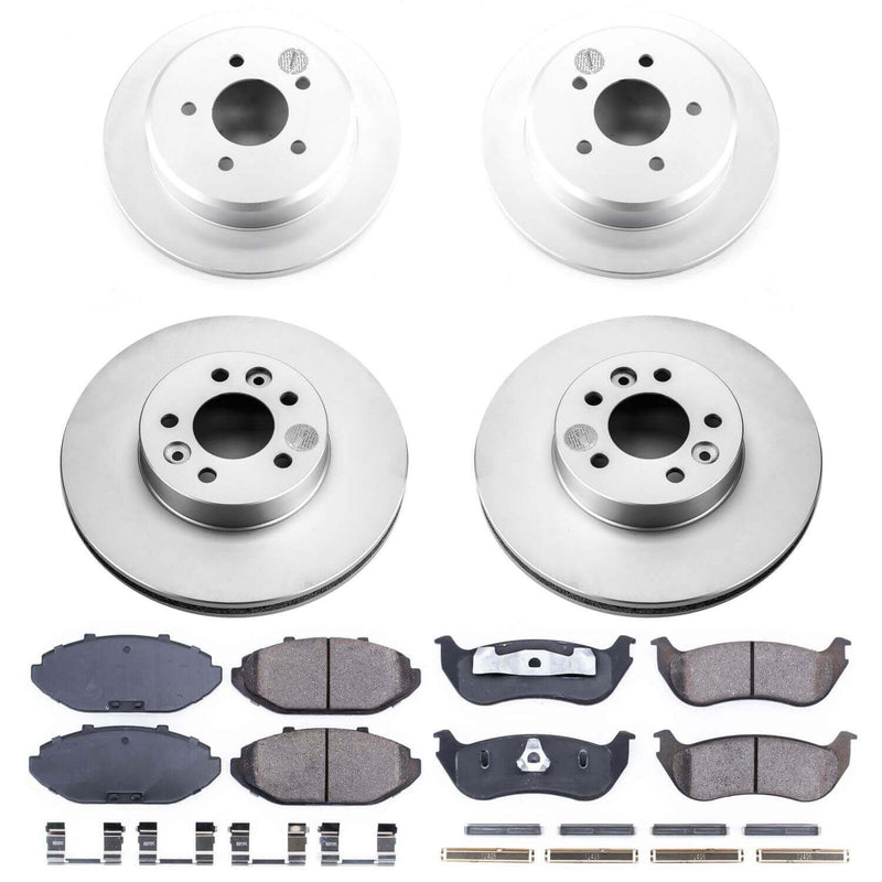 Power Stop CRK2861 Z17 Evolution Front And Rear Brake Kit for 1998-2002 Ford Crown Victoria product image