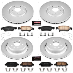Power Stop CRK2862 - Z17 Evolution Front And Rear Brake Kit vehicle fitment brake part