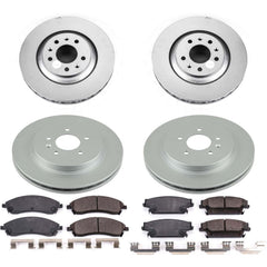 Power Stop CRK2875 - Z17 Evolution Front And Rear Brake Kit vehicle fitment brake part