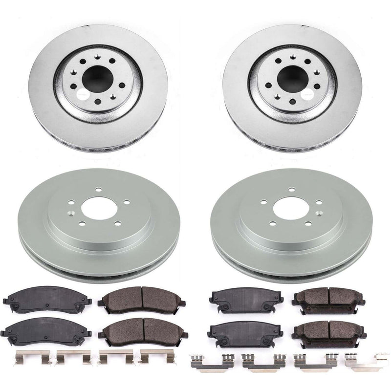 Power Stop CRK2875 - Z17 Evolution Front And Rear Brake Kit vehicle fitment brake part