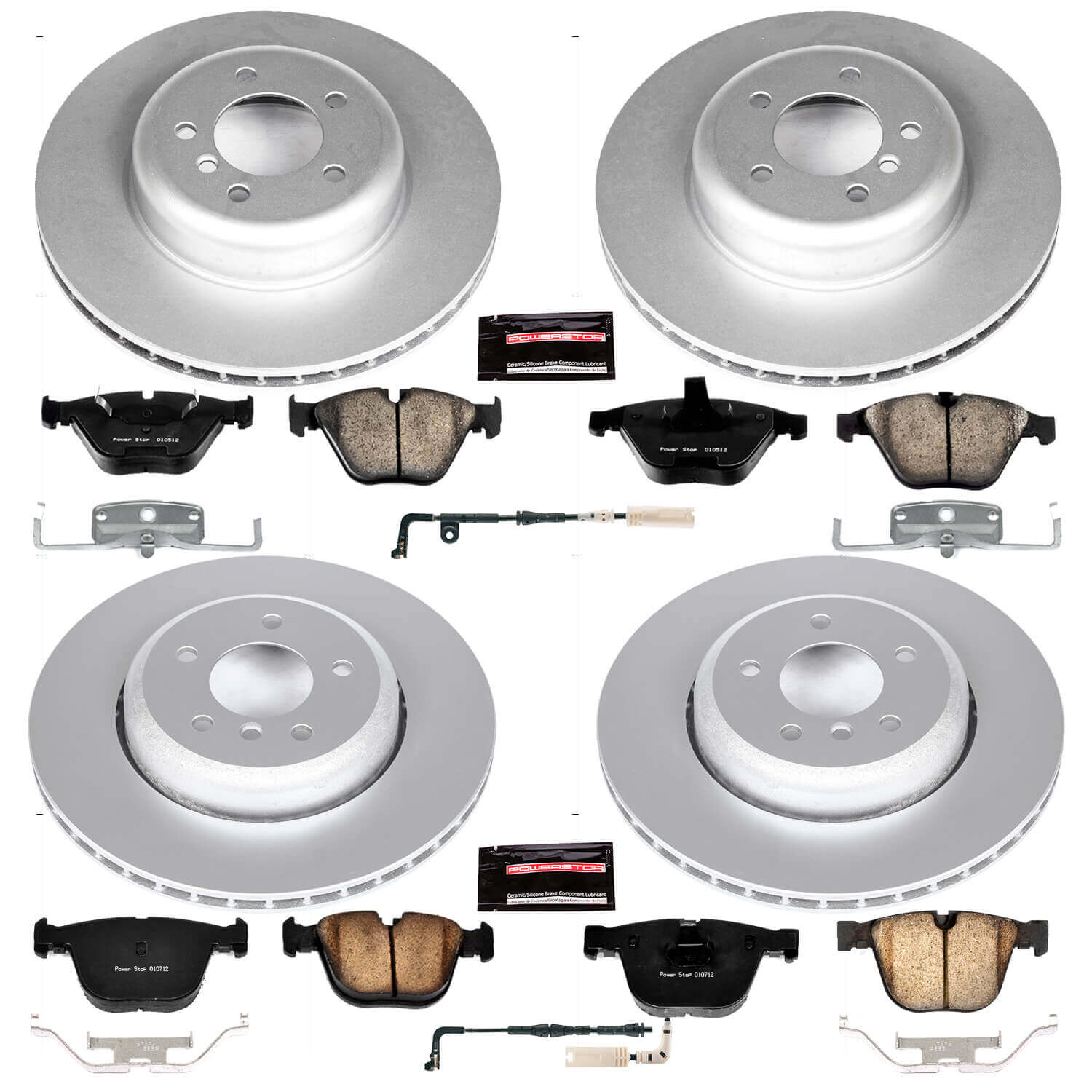 Power Stop CRK2877 - Z23 Evolution Sport Front And Rear Brake Kit vehicle fitment brake part