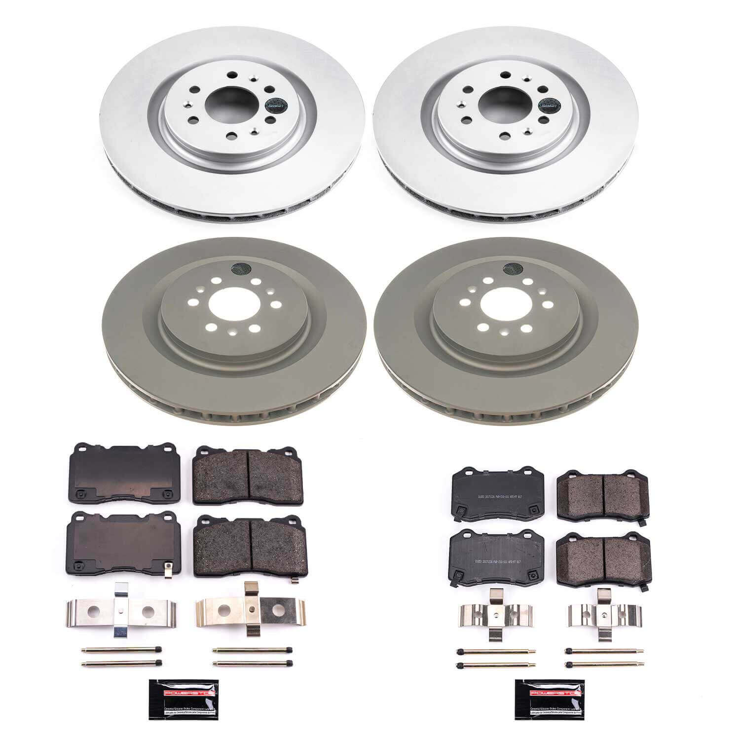 Power Stop CRK2881 Z17 Evolution Front And Rear Pad And Rotor Kit for 2004-2007 Cadillac Cts V product image
