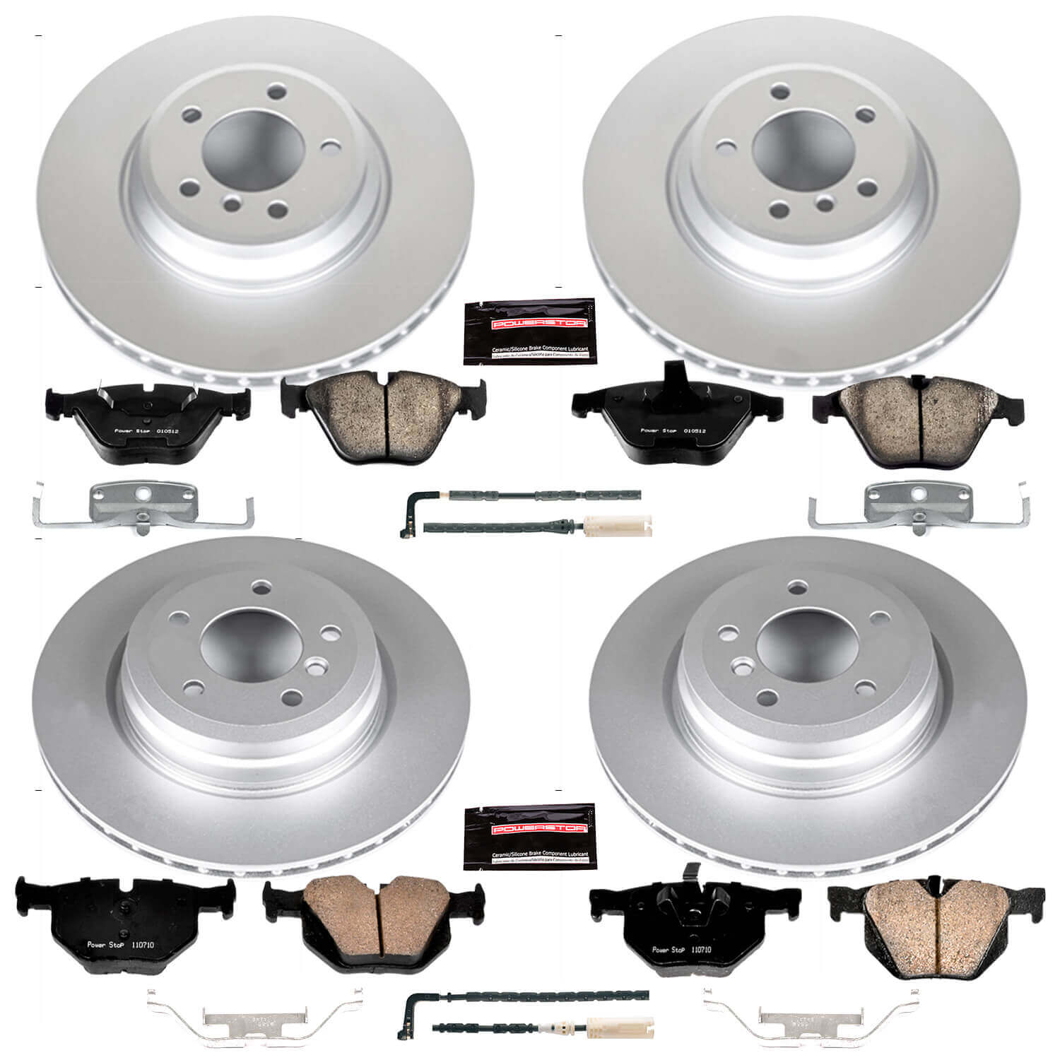 Power Stop CRK2883 - Z23 Evolution Sport Front And Rear Brake Kit vehicle fitment brake part