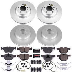 Power Stop CRK2886 Z23 Evolution Geomet Coated Front And Rear Pad And Rotor Kit for 2006 BMW 330I product image