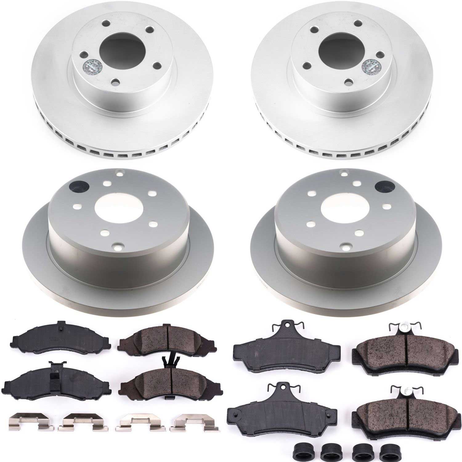 Power Stop CRK2889 Z17 Evolution Front And Rear Pad And Rotor Kit for 2004 Pontiac Gto product image