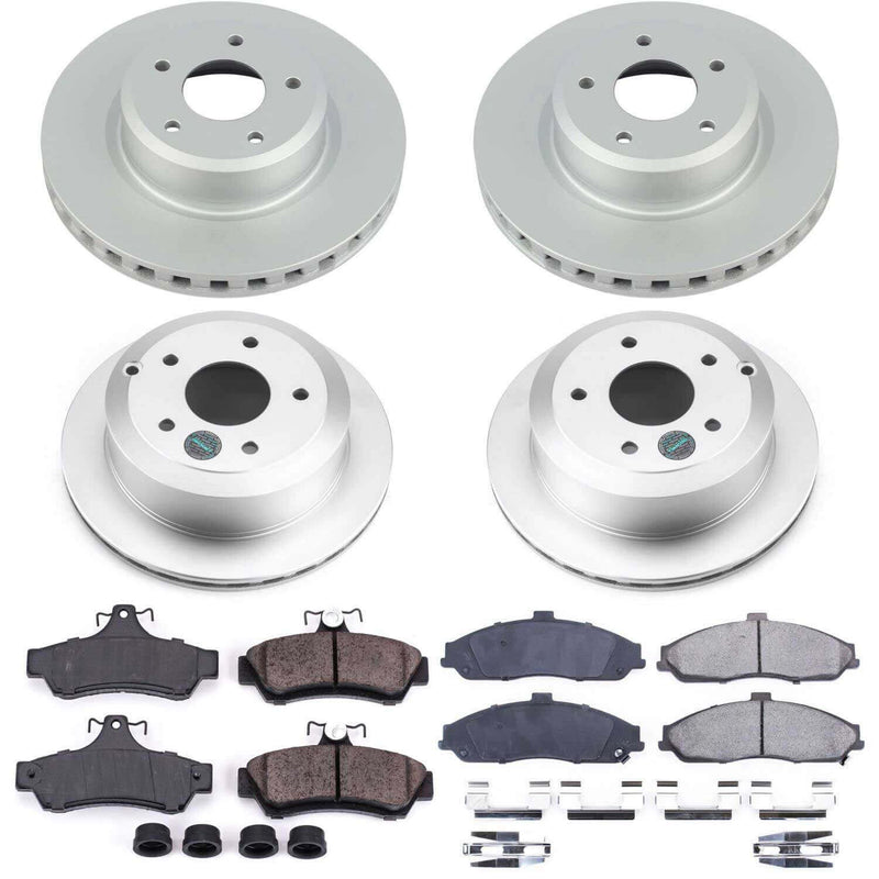 Power Stop CRK2893 Z17 Evolution Front And Rear Pad And Rotor Kit for 2005-2006 Pontiac Gto product image