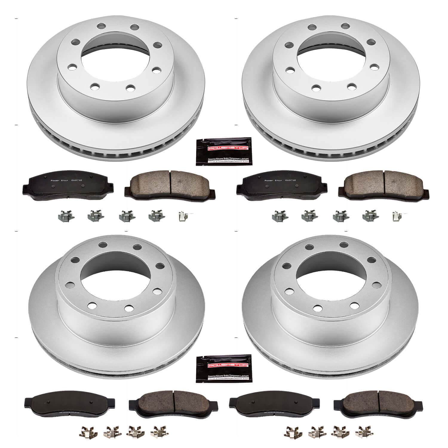 Power Stop CRK2895 - Z17 Evolution Front And Rear Brake Kit vehicle fitment brake part