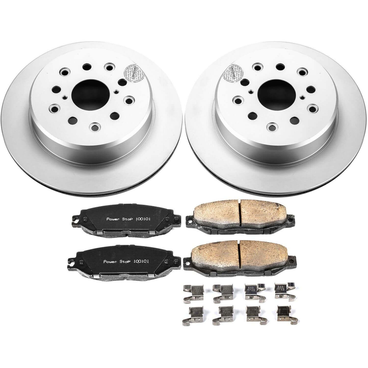 Power Stop CRK3134 Z17 Evolution Rear Brake Kit for 1999-2000 Lexus SC300 product image