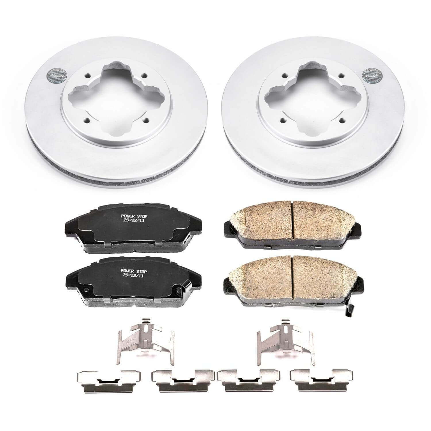 Power Stop CRK3164 Z17 Evolution Front Brake Kit for 1990-1992 Honda Accord Coupe (2 Door), Sedan (4 Door) product image