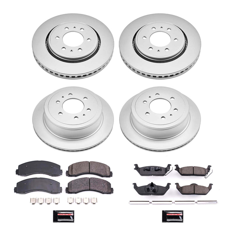 Power Stop CRK3166 - Z17 Evolution Front And Rear Brake Kit vehicle fitment brake part