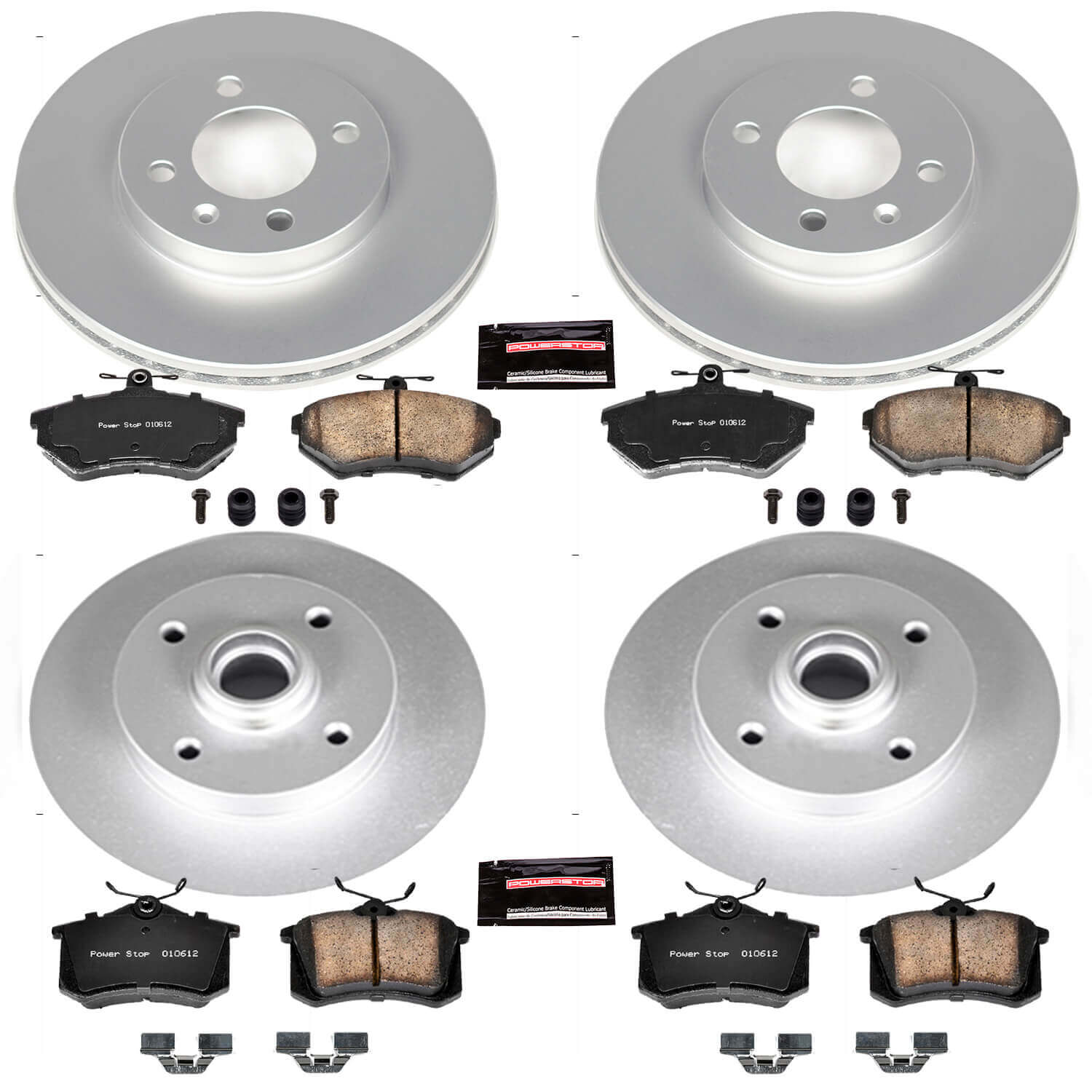 Power Stop CRK375 - Z23 Evolution Sport Front And Rear Brake Kit vehicle fitment brake part