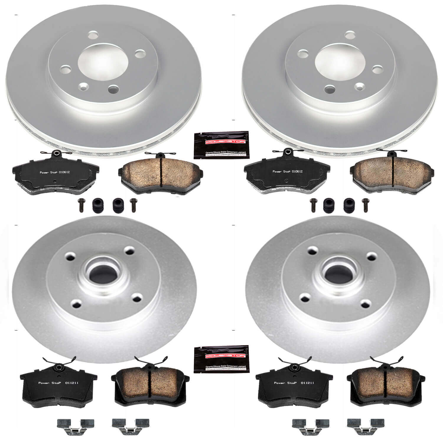 Power Stop CRK376 - Z23 Evolution Sport Front And Rear Brake Kit vehicle fitment brake part