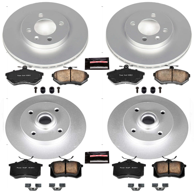 Power Stop CRK376 - Z23 Evolution Sport Front And Rear Brake Kit vehicle fitment brake part