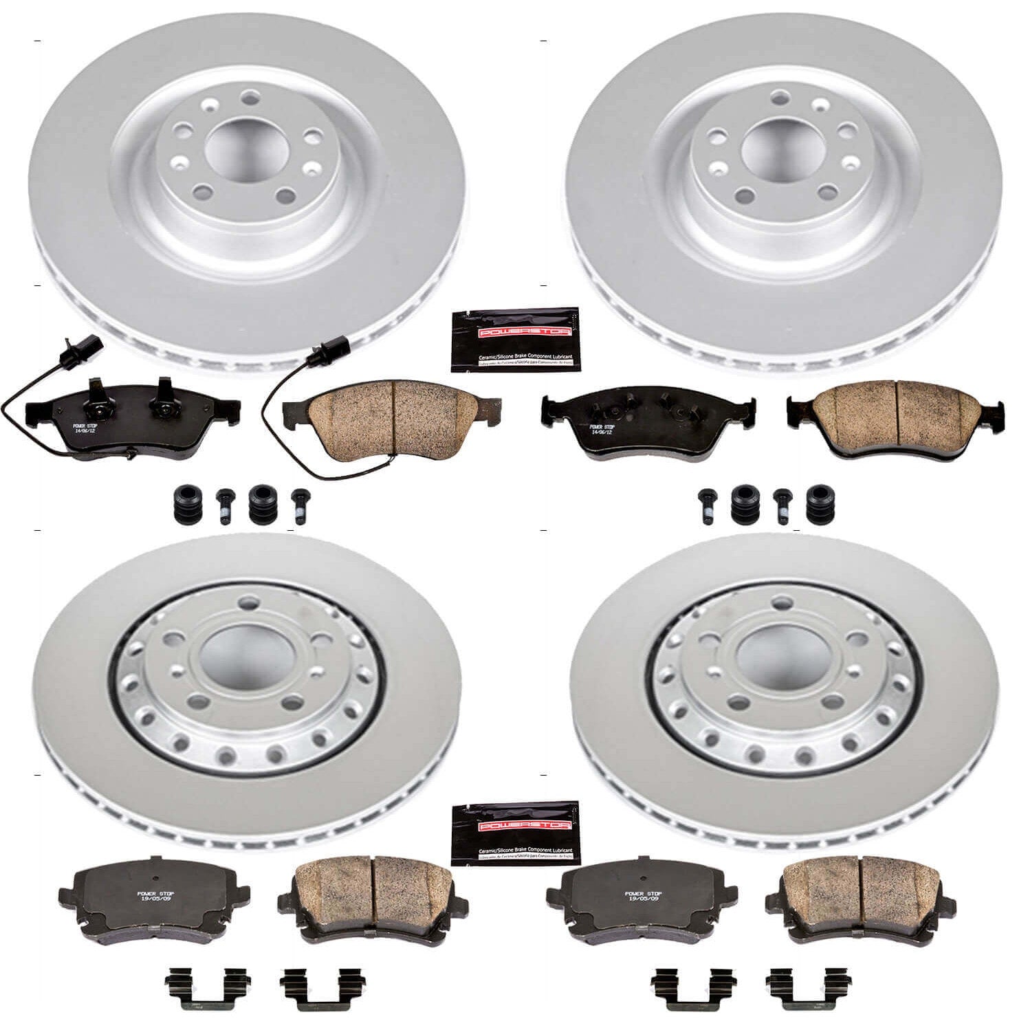 Power Stop CRK4008 - Z23 Evolution Sport Front And Rear Brake Kit vehicle fitment brake part