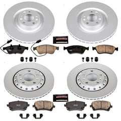 Power Stop CRK4008 - Z23 Evolution Sport Front And Rear Brake Kit vehicle fitment brake part