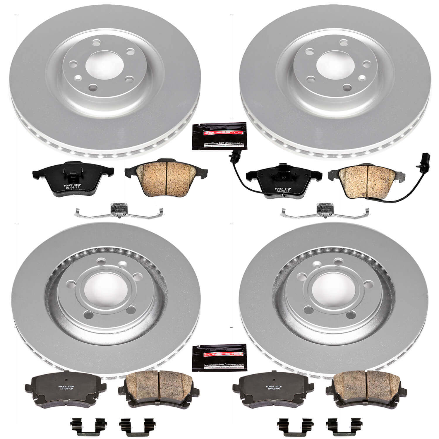Power Stop CRK4010 - Z23 Evolution Sport Front And Rear Brake Kit vehicle fitment brake part
