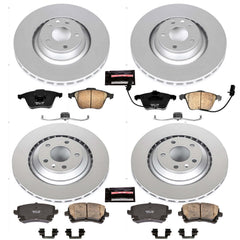 Power Stop CRK4013 - Z23 Evolution Sport Front And Rear Brake Kit vehicle fitment brake part